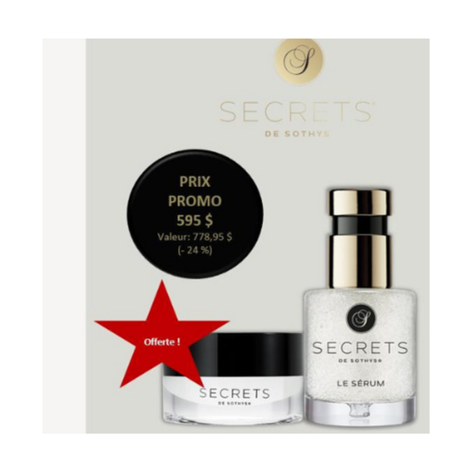 Coffret secret - Sérum et Crème yeux et lèvres
