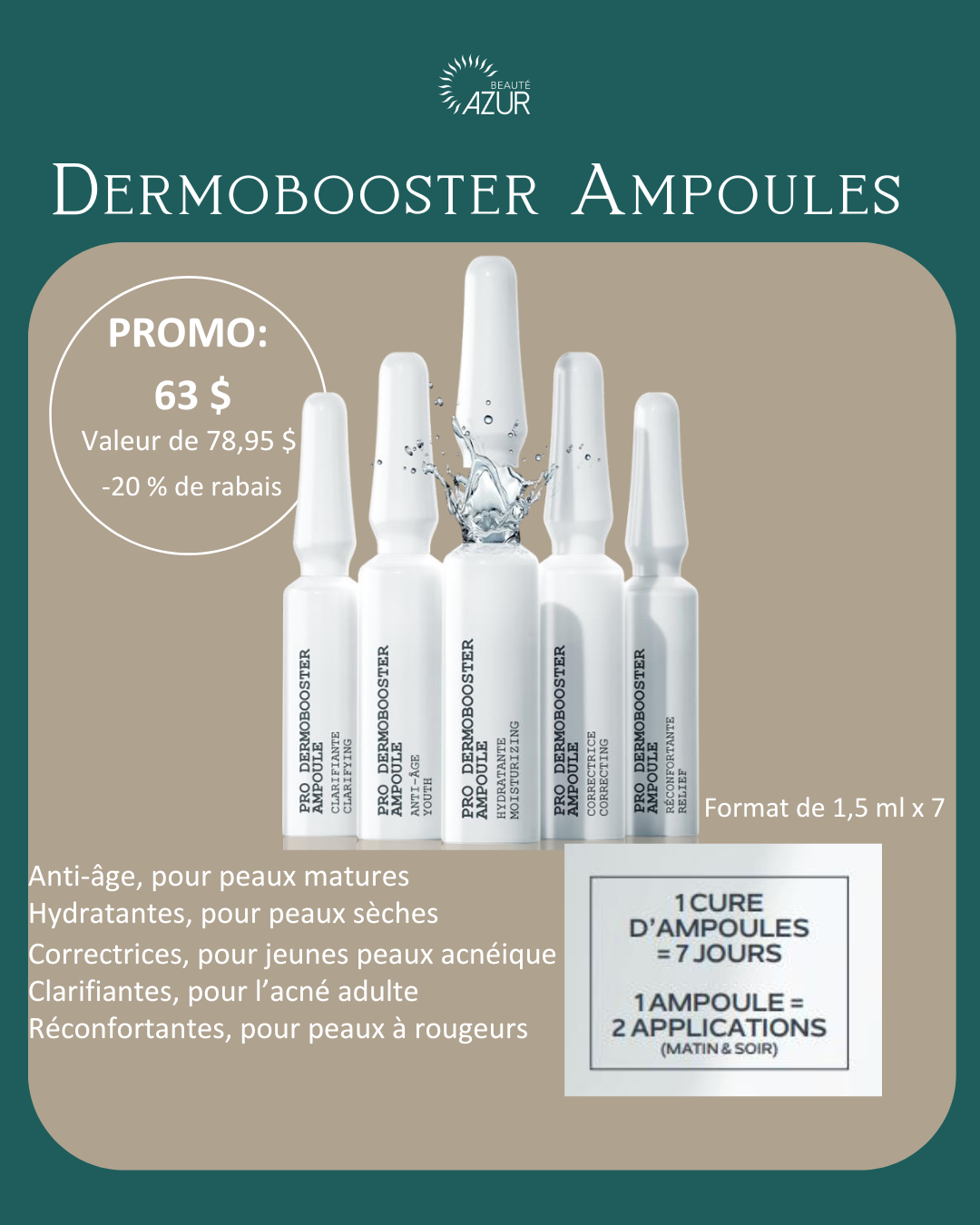 DermoBooster - Ampoules