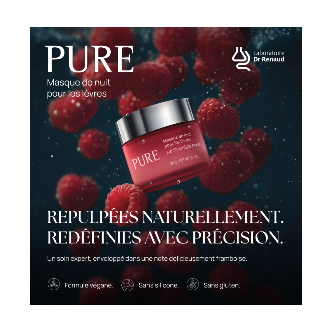 PURE - Masque de nuit pour les lèvres