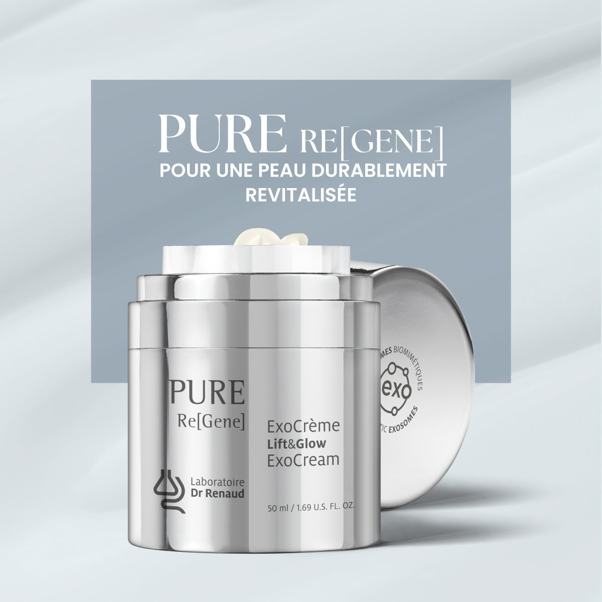 Pure Re Gene - ExoCrème lift & glow aux exosomes biomimétiques