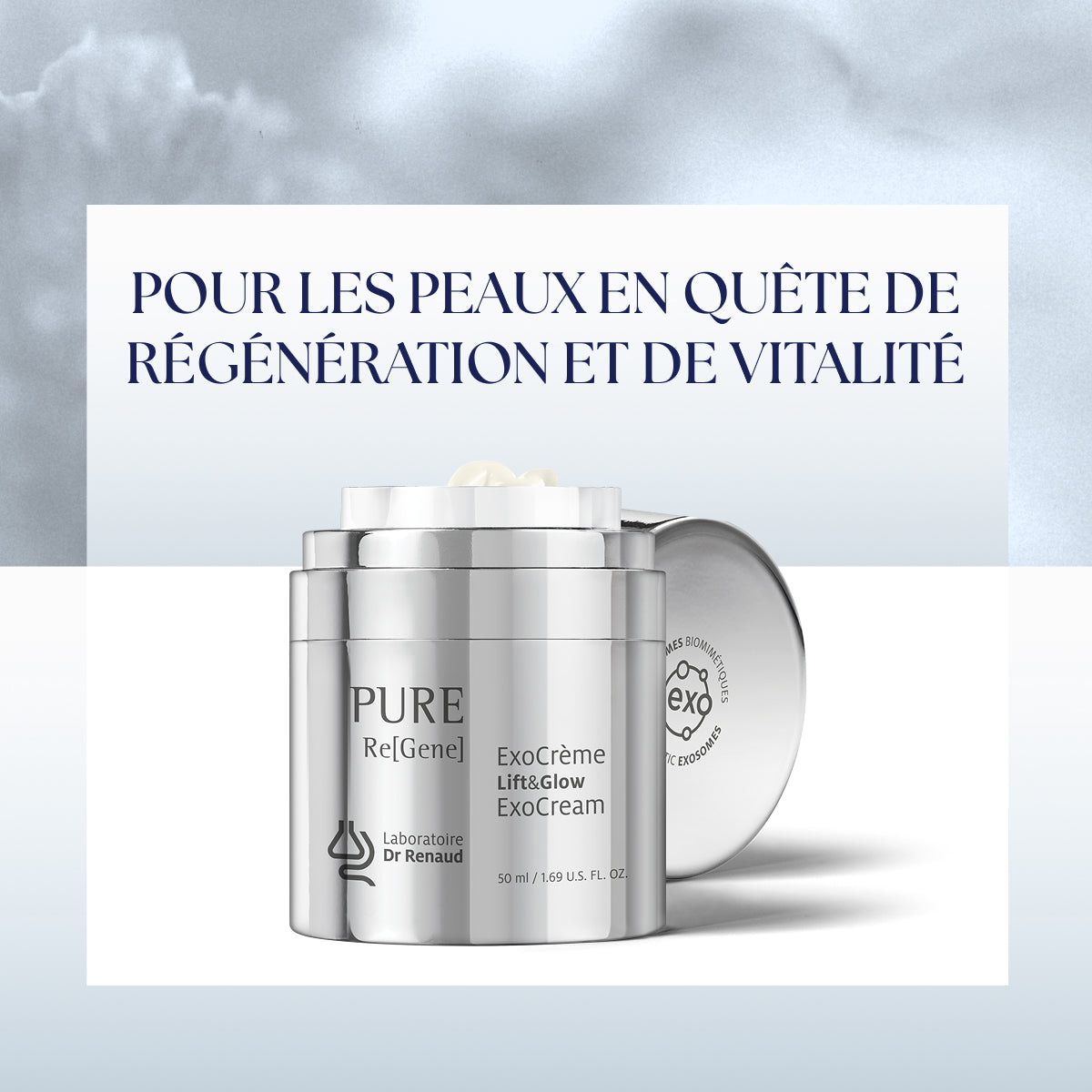 Pure Re Gene - ExoCrème lift & glow aux exosomes biomimétiques