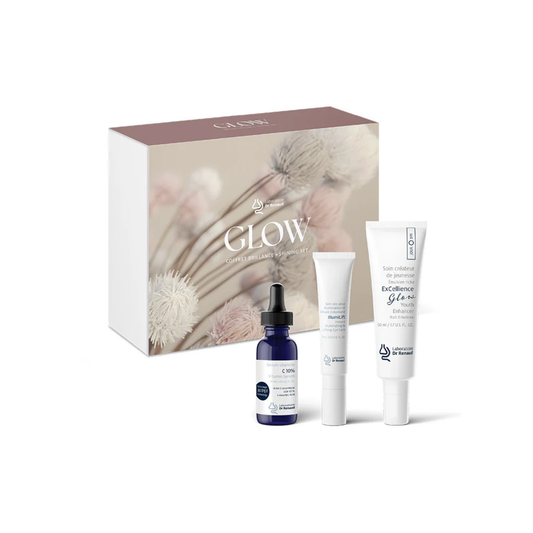 Coffret Glow, Rituel éclat, lissant & regard lifté